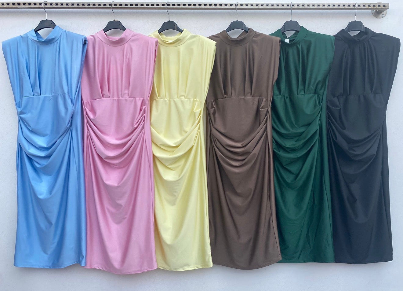 Vestido Zeus Tubino Sin Mangas 6 Colores