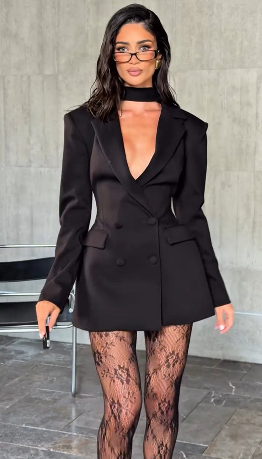 Vestido Blazer Luxury vista lateral | Martín Essence