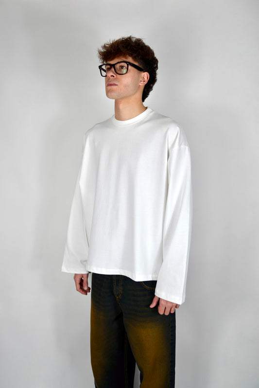 Camiseta Manga Larga Blanco