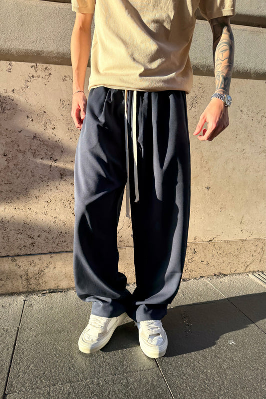 Pantalón Elegante Azul Medianoche