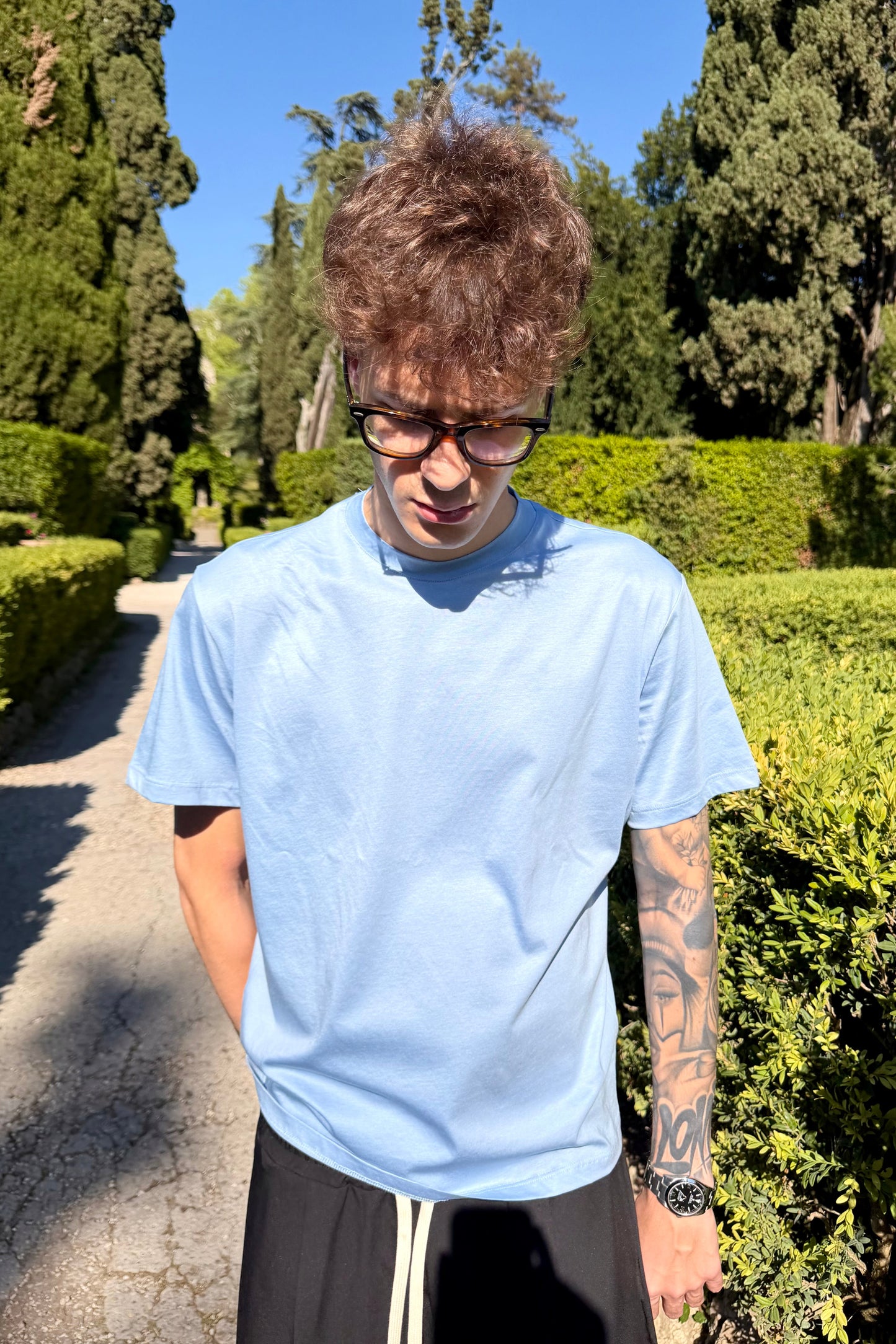 Camiseta Azul Celeste