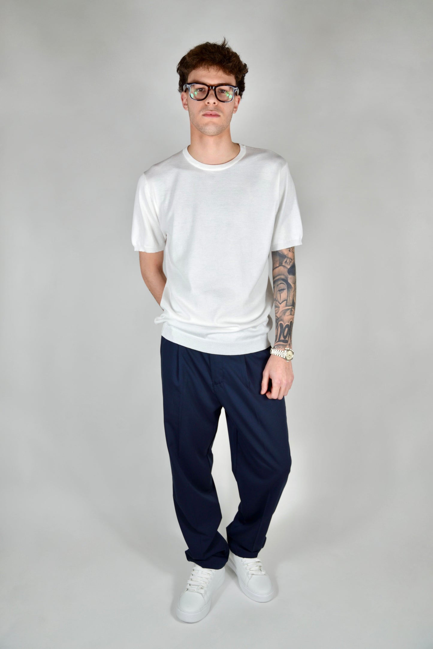Pantalón de Vestir Azul Medianoche