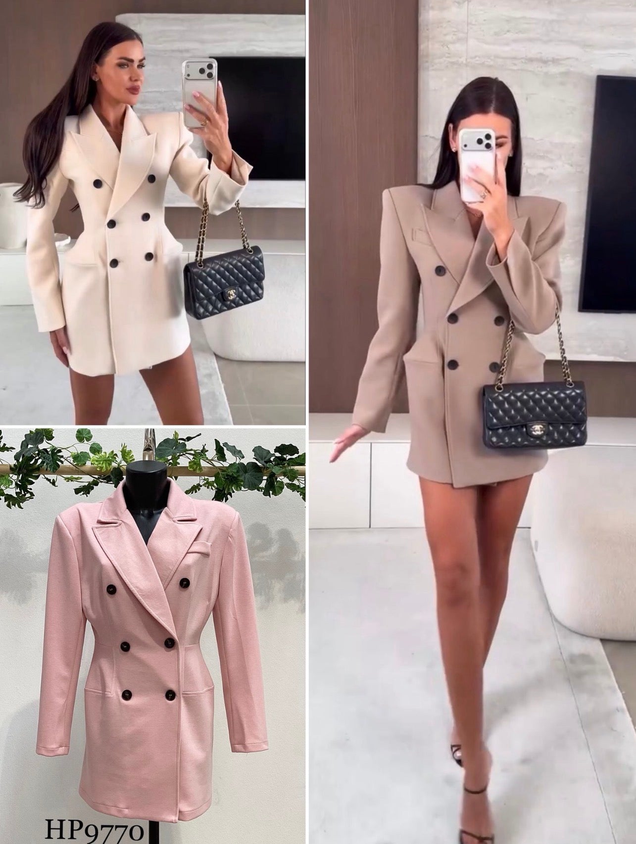 Vestido Madame Blazer Doppiopetto 4 Colores