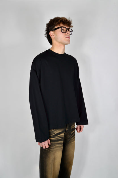 Camiseta Manga Larga Negra