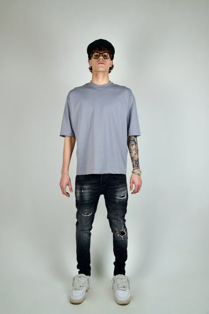 Camiseta Corta Gris
