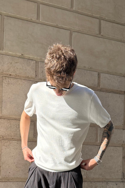 Camiseta Hilo Premium Blanca