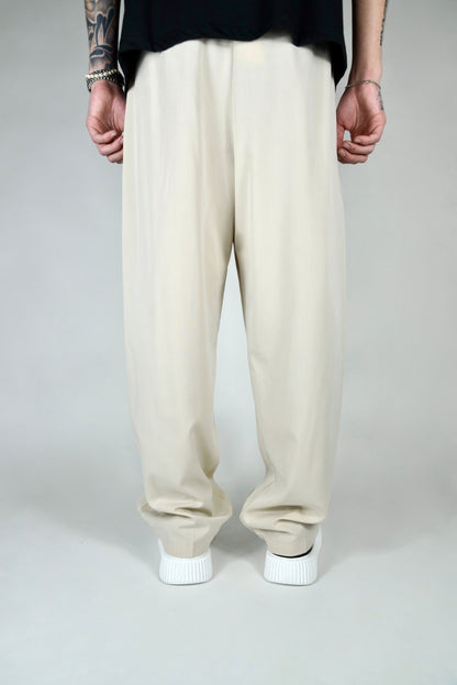 Pantalón Elegante Crema