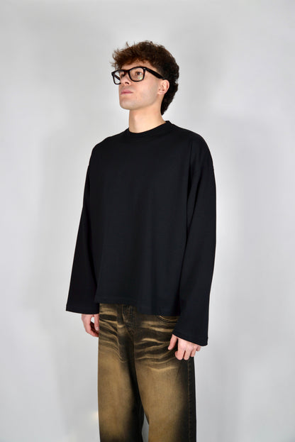 Camiseta Manga Larga Negra