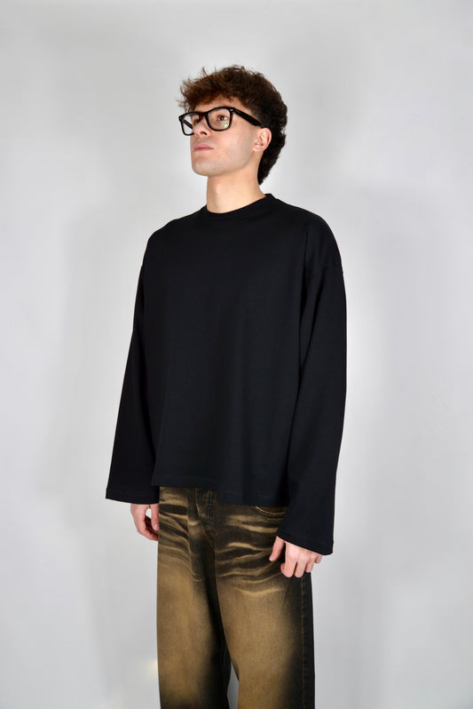 Camiseta Manga Larga Negra