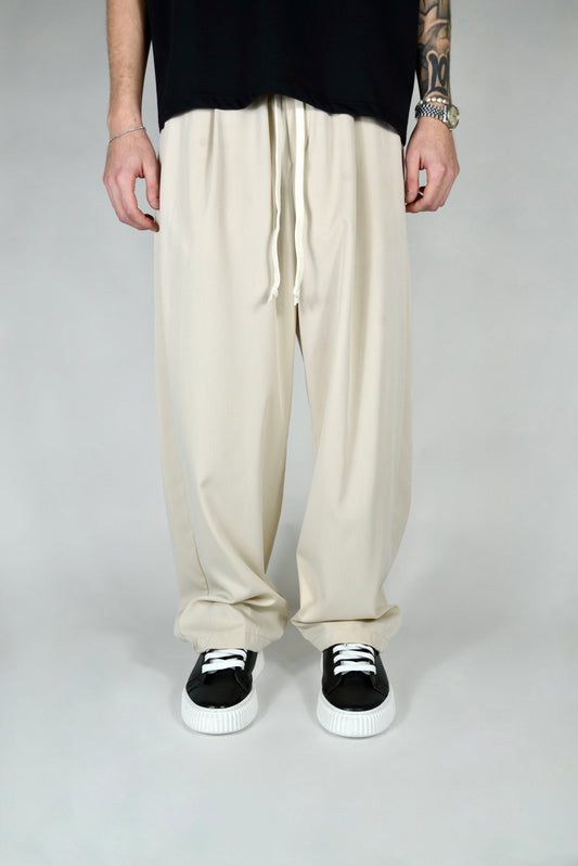 Pantalón Elegante Crema