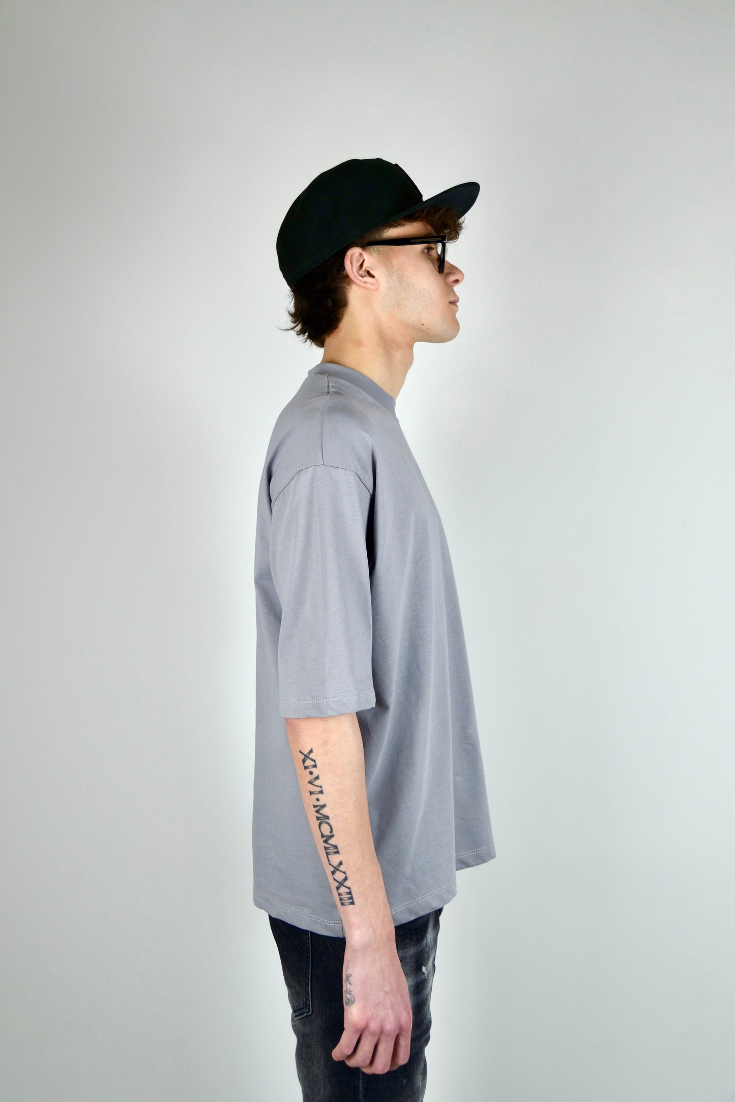 Camiseta Corta Gris