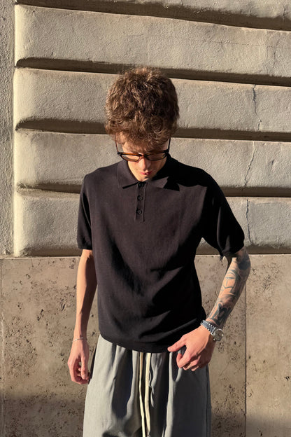 Polo Hilo Negro