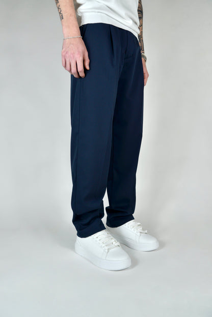 Pantalón de Vestir Azul Medianoche