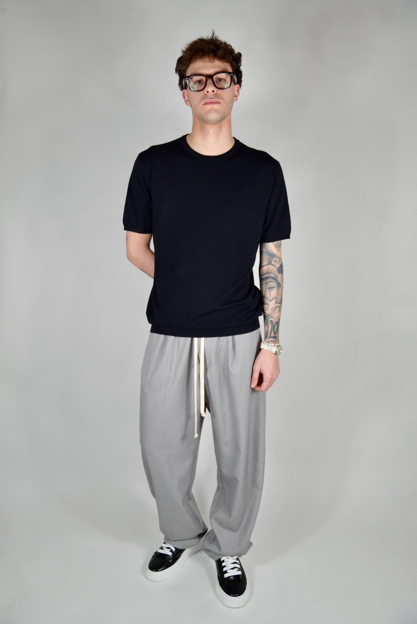 Camiseta Hilo Premium Negra