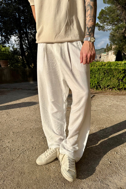 Pantalón Lino Blanco