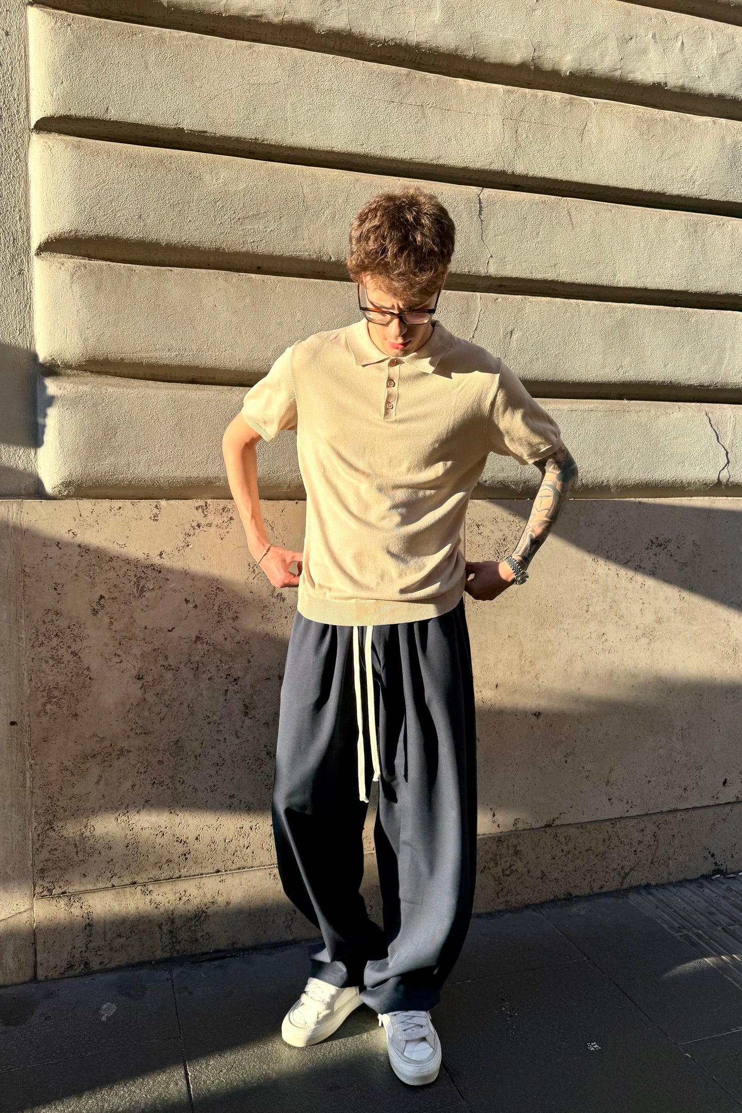 Pantalón Elegante Azul Medianoche