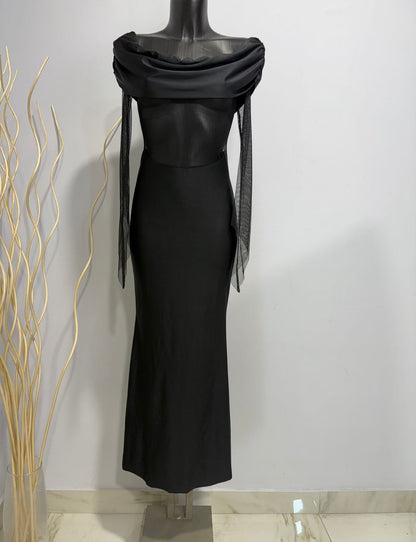 Vestido Velato Transparencias Sensual Noche