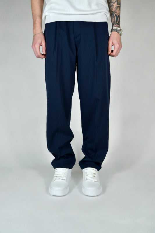 Pantalón de Vestir Azul Medianoche