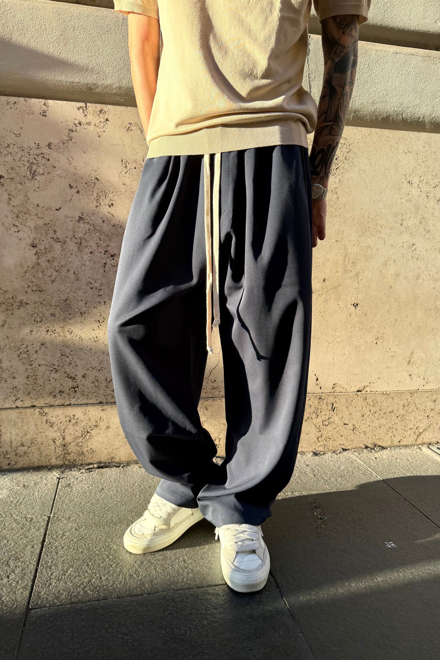 Pantalón Elegante Azul Medianoche