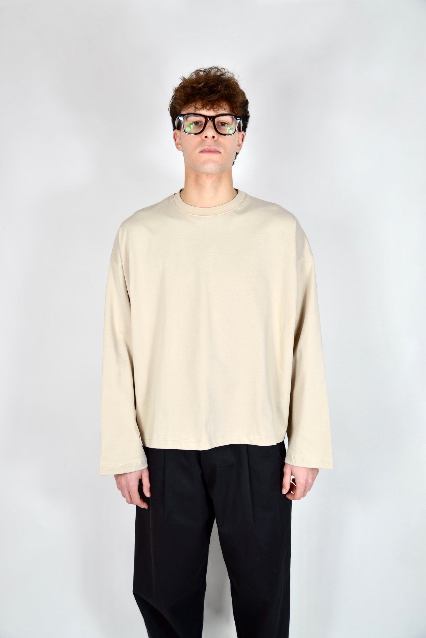 Camiseta Manga Larga Beige