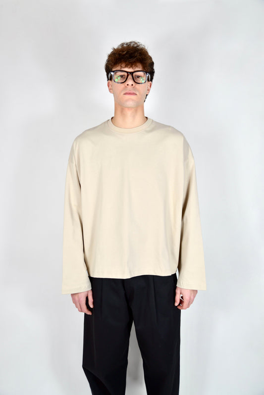 Camiseta Manga Larga Beige