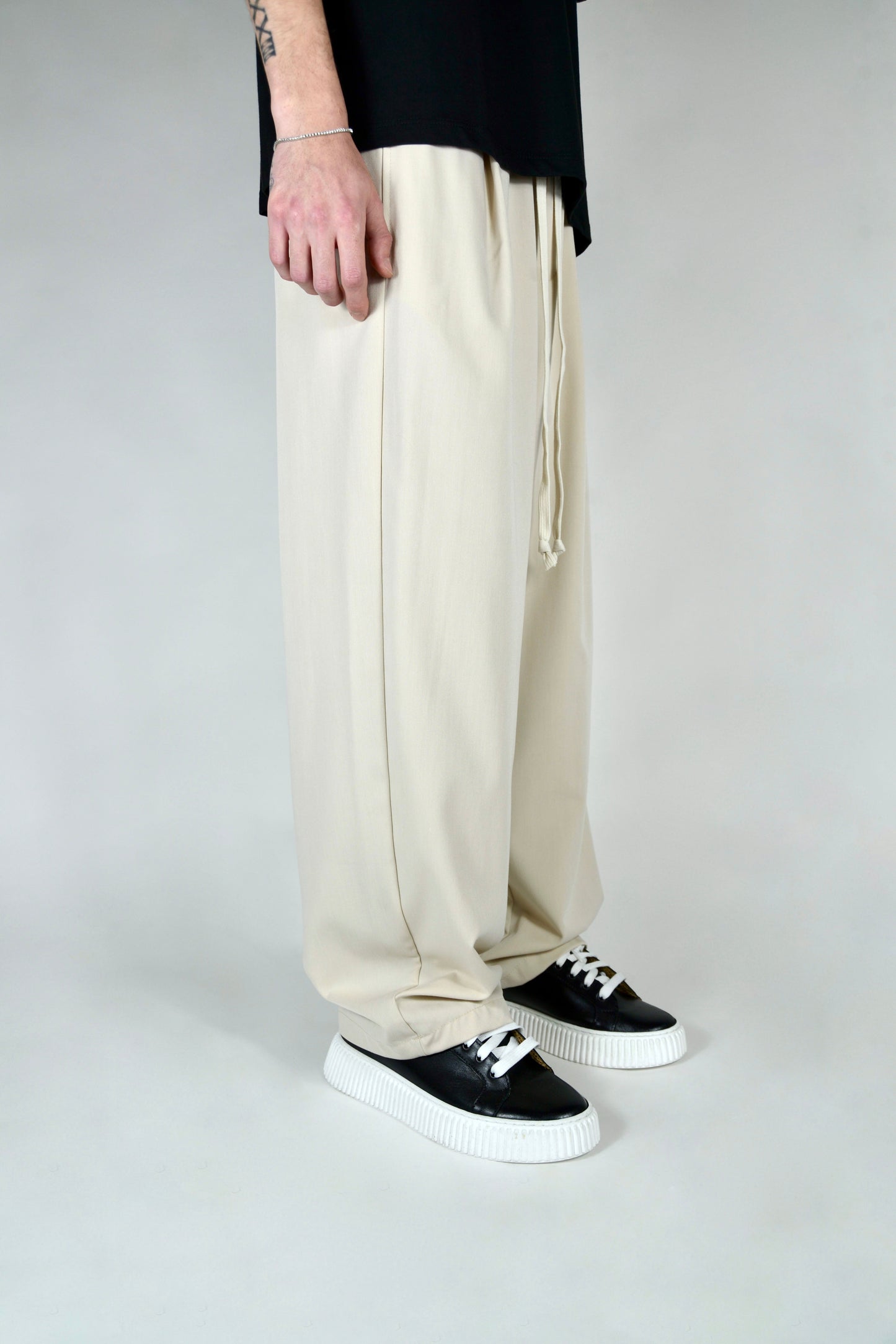 Pantalón Elegante Crema