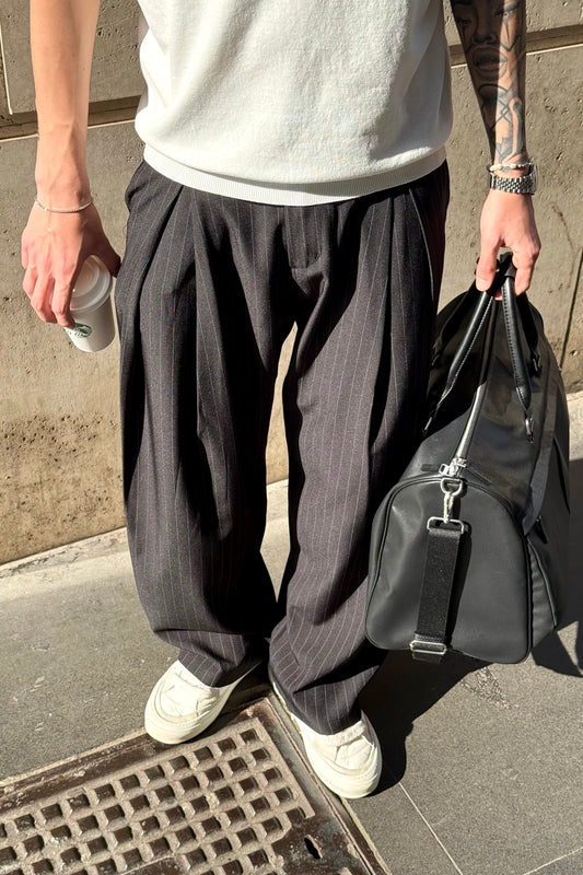 Pantalón Raya Diplomática Negro