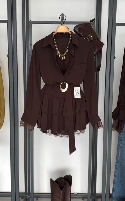 Vestido Letizia Midi Manga Larga 4 Colores