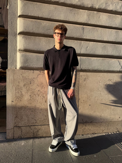 Polo Hilo Negro