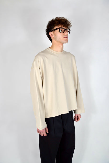 Camiseta Manga Larga Beige