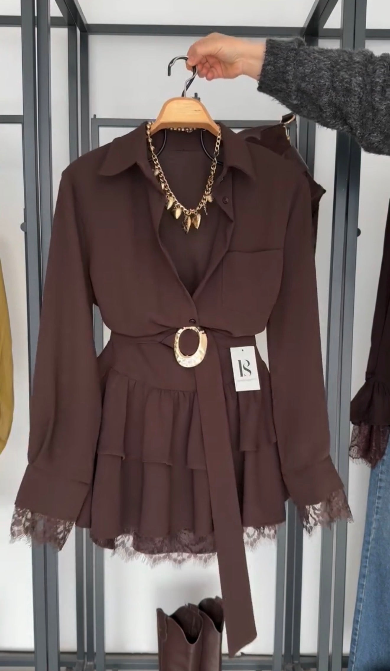 Vestido Letizia Midi Manga Larga 4 Colores