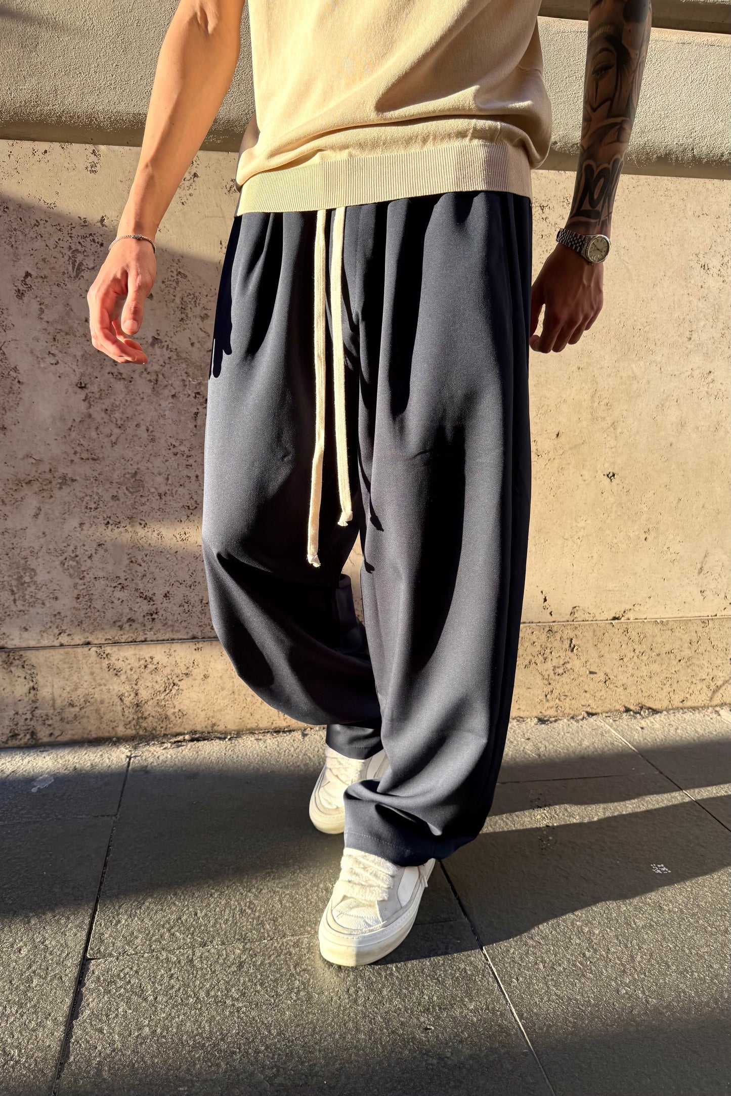 Pantalón Elegante Azul Medianoche
