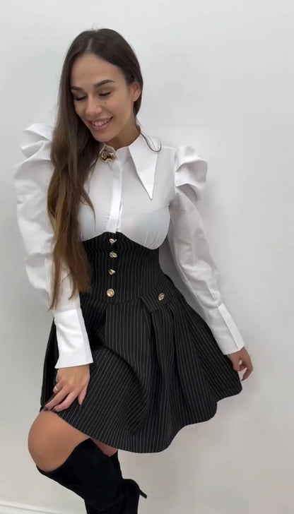 Vestido Eda Midi Estilo Camisa 7 Colores