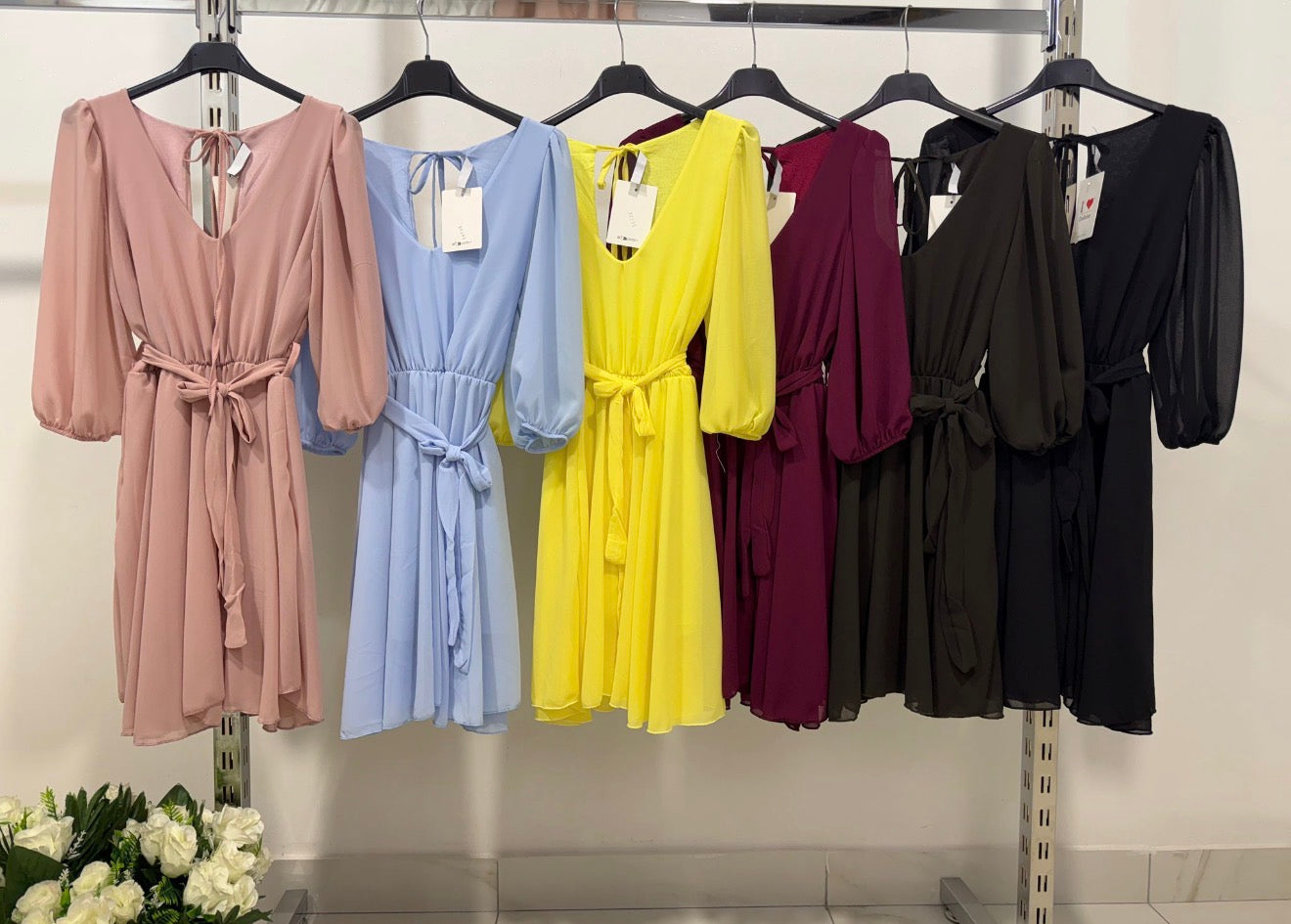 Vestido Lovely Chic 6 Colores Mujer