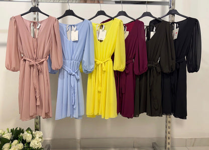 Vestido Lovely Chic 6 Colores Mujer