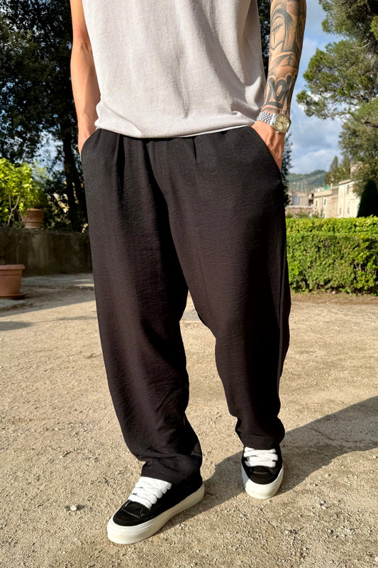 Pantalón Lino Negro