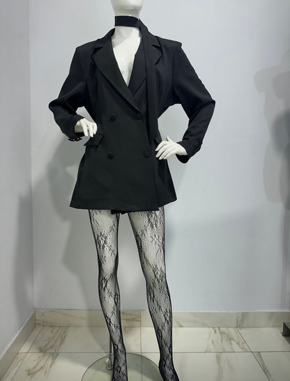 Vestido Blazer Luxury Pack Completo + Medias + Fascia