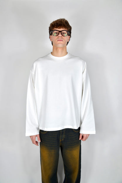 Camiseta Manga Larga Blanco
