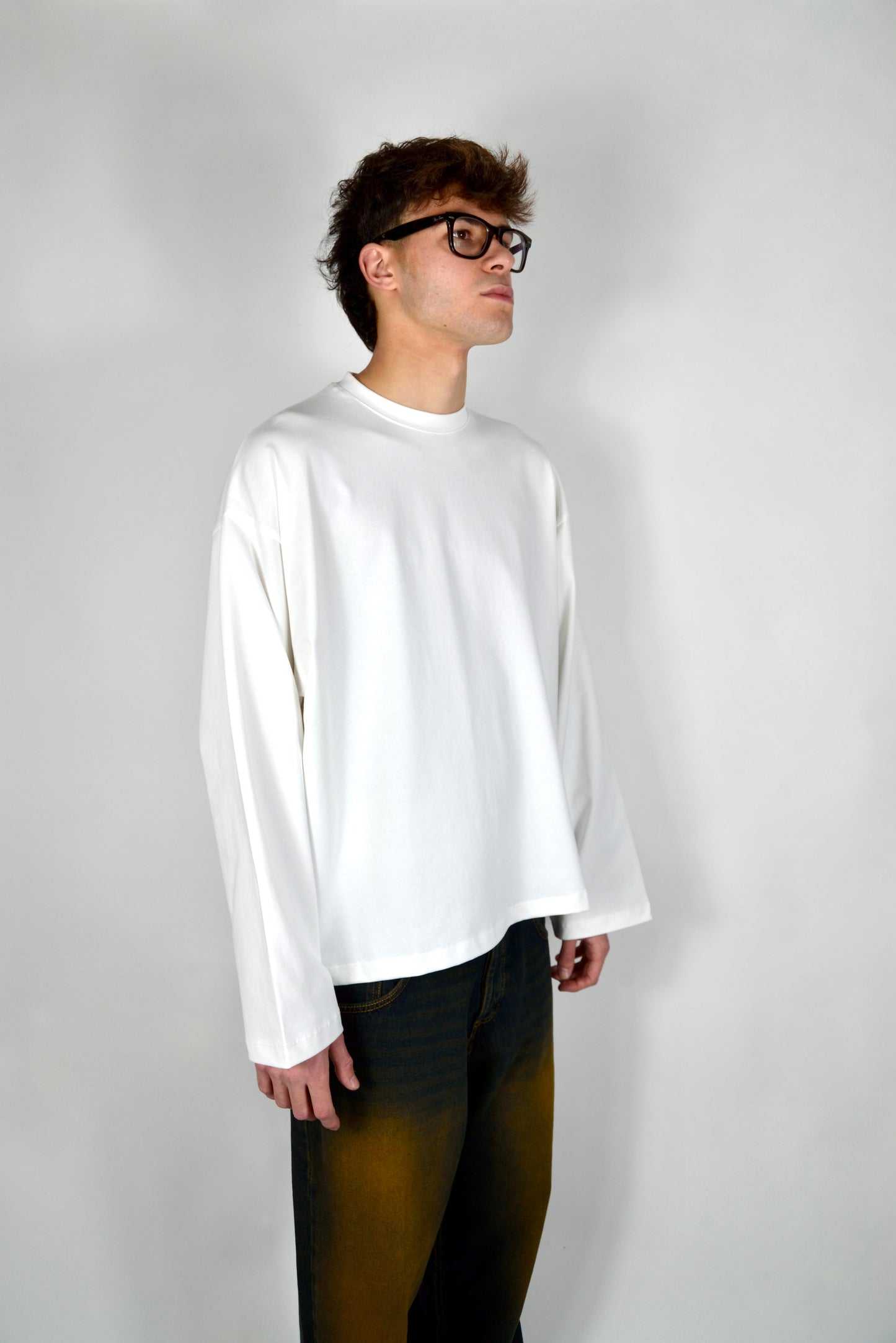 Camiseta Manga Larga Blanco