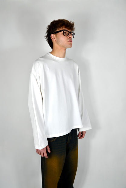 Camiseta Manga Larga Blanco