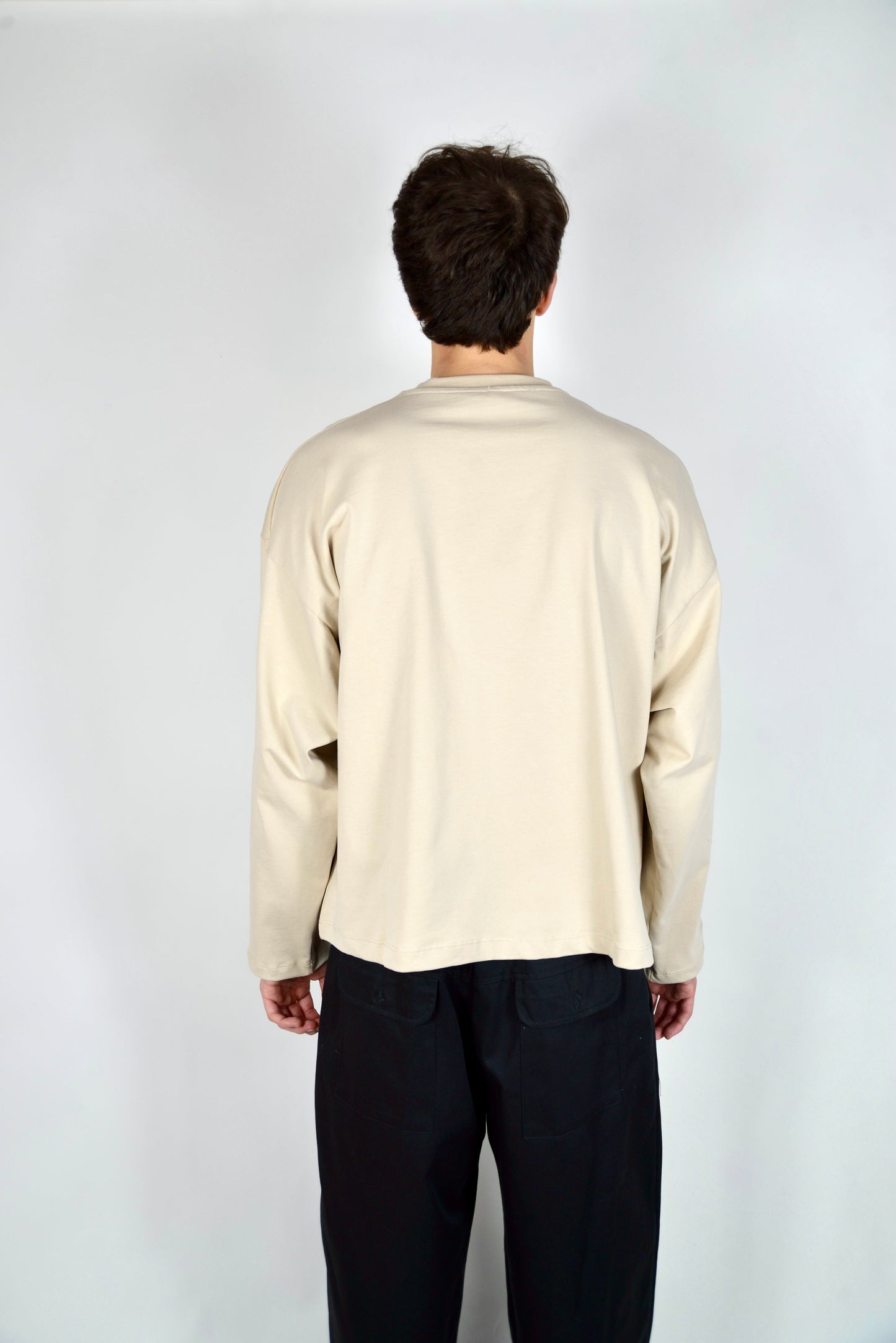 Camiseta Manga Larga Beige