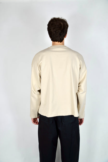 Camiseta Manga Larga Beige