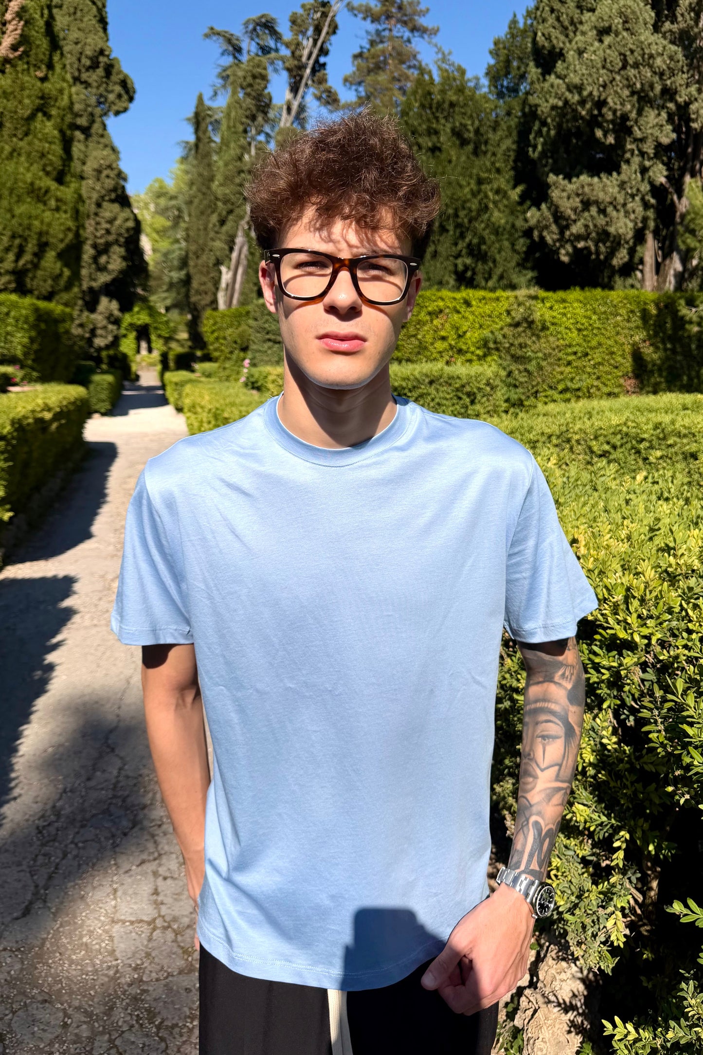 Camiseta Azul Celeste