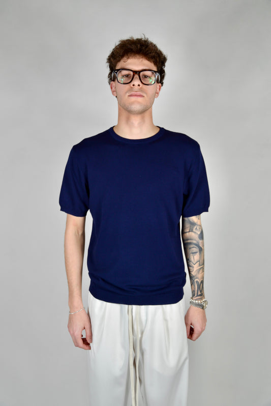 Camiseta Hilo Premium Azul Navy
