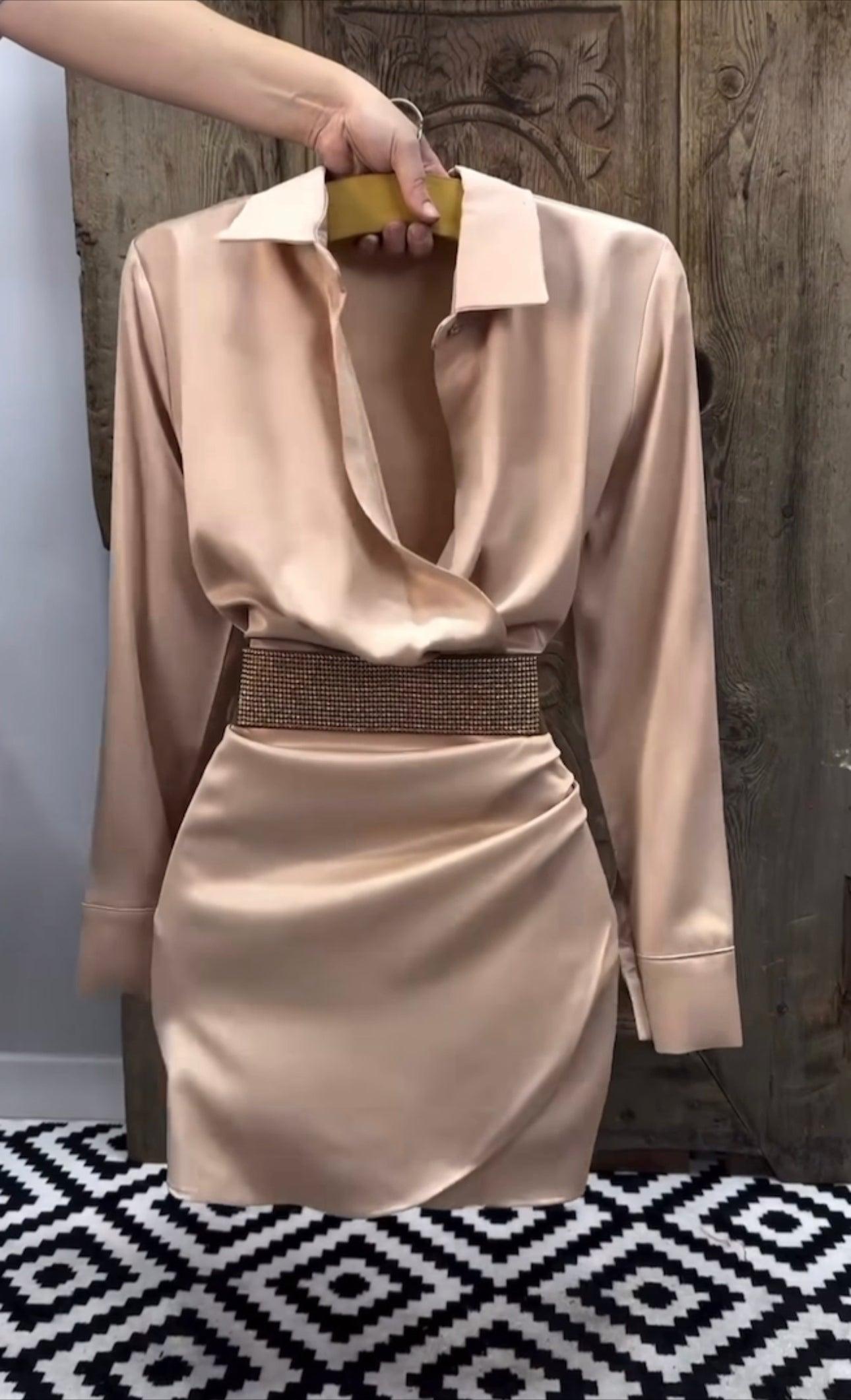 Vestido Emily Midi con Cinturón Incluido