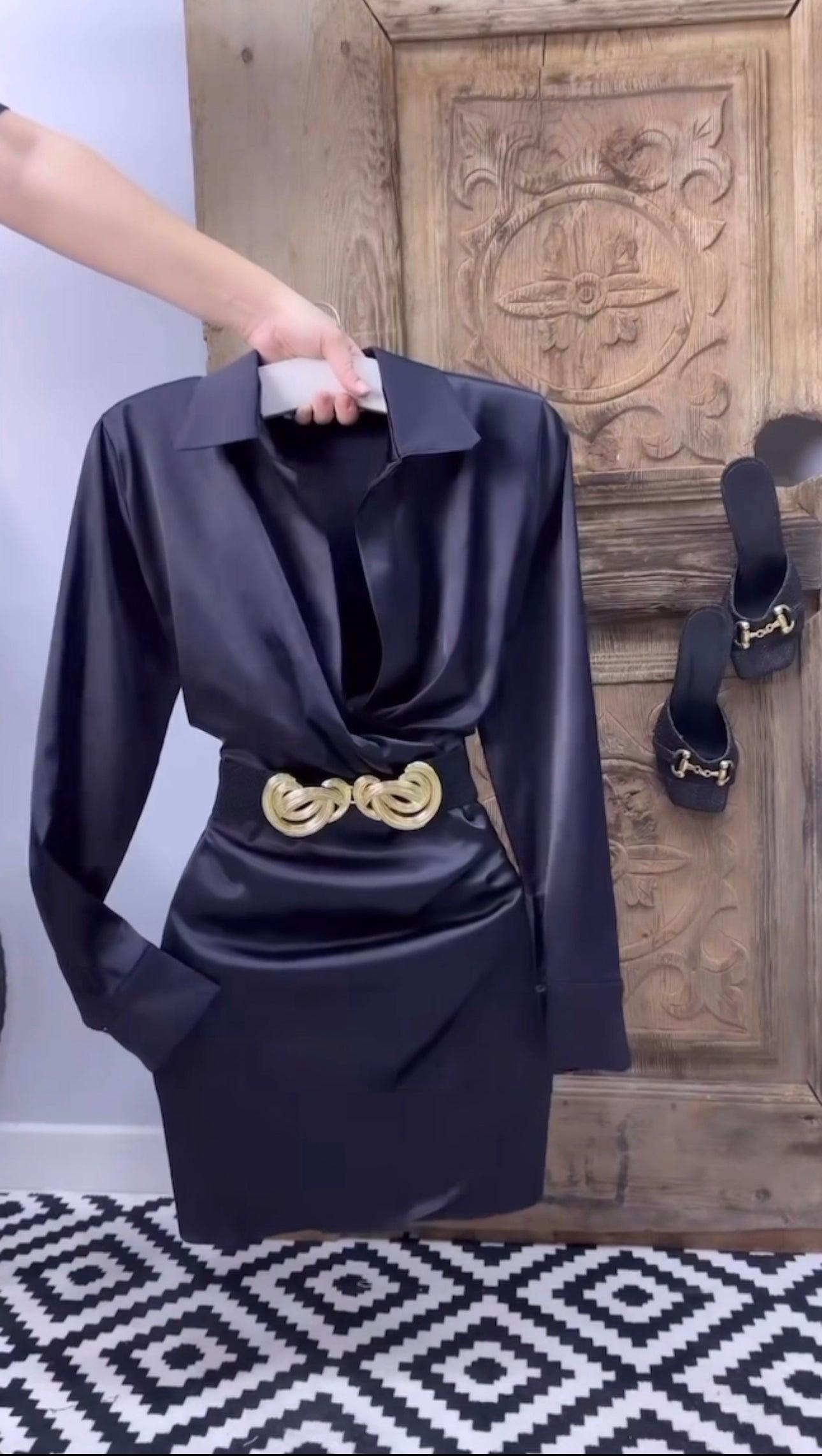 Vestido Emily Midi con Cinturón Incluido