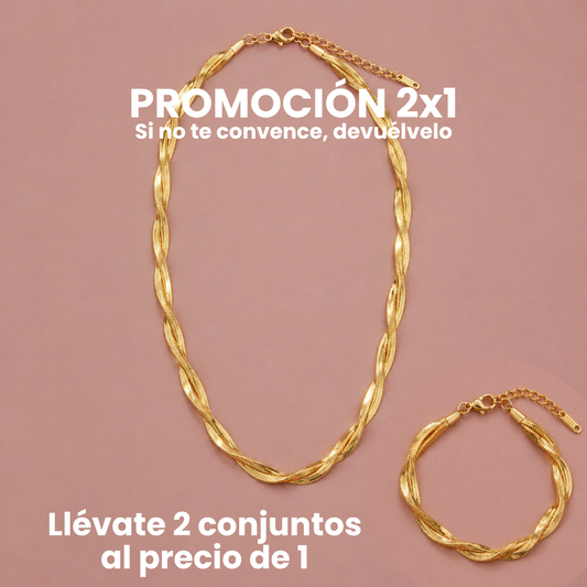 PROMO 2x1 - Conjunto Espiga Trenzada