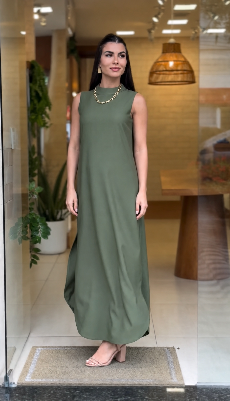 Vestido Merid Largo Favorecedor 4 Colores | Martín Essence