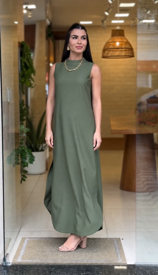 Vestido Merid Largo Favorecedor 4 Colores | Martín Essence
